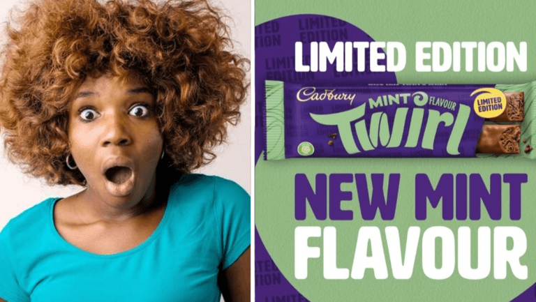 Here’s how to WIN a box of Cadbury Mint Twirl Here’s how to WIN a box of Cadbury Mint Twirl