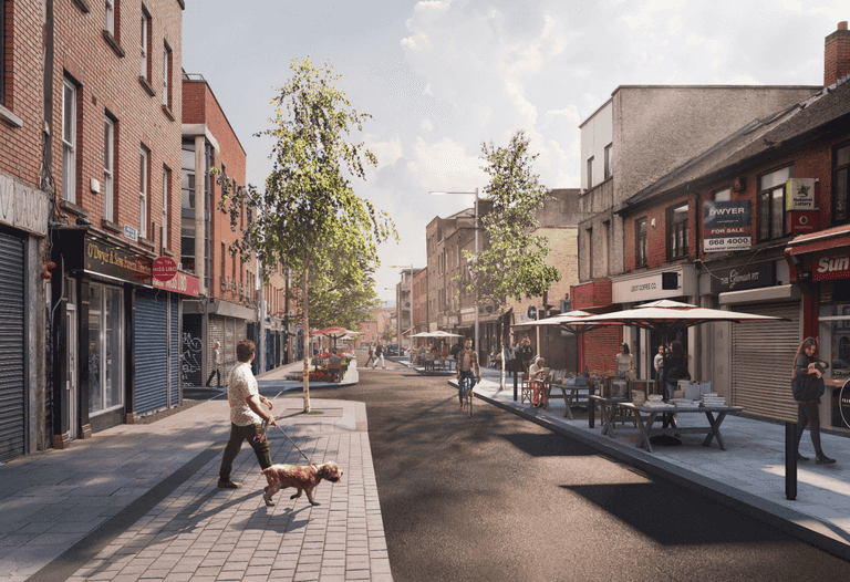 More greenery and hierarchy for pedestrians part of proposed Meath Street revamp More greenery and hierarchy for pedestrians part of proposed Meath Street revamp