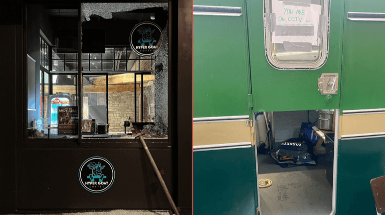 Two Dublin city centre cafés suffered break-ins last week Two Dublin city centre cafés suffered break-ins last week