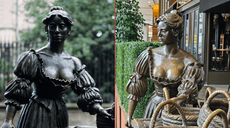 A Molly Malone statue has been installed outside Irish pub in Boston A Molly Malone statue has been installed outside Irish pub in Boston