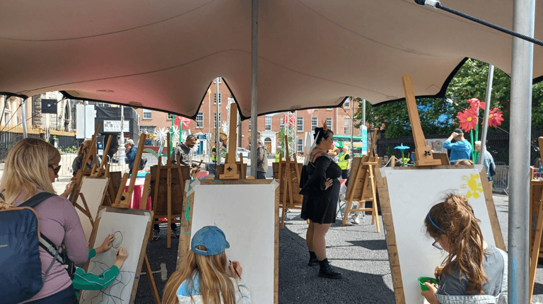 Enjoy art al fresco at this outdoor community celebration and festival in Dublin Enjoy art al fresco at this outdoor community celebration and festival in Dublin